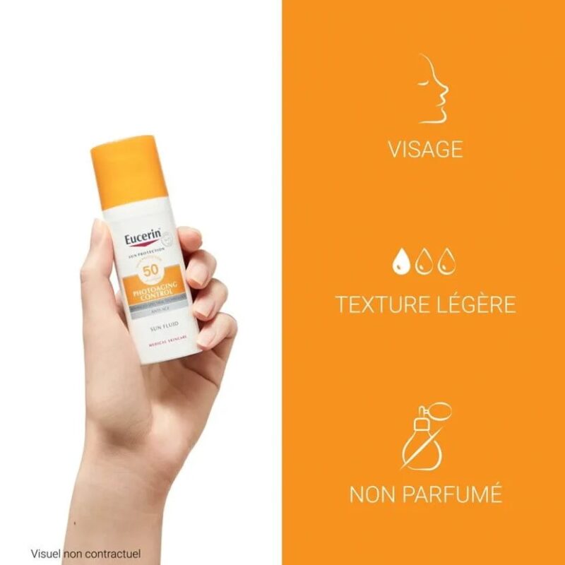 Eucerin Sun Protection Photoaging Control Fluide Solaire Anti-Âge SPF50