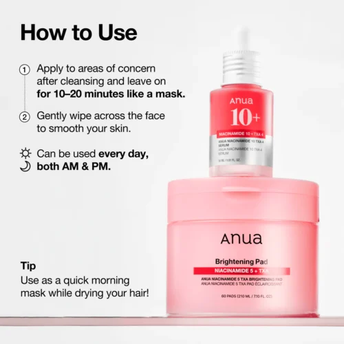 Anua brightening pad niacinamide