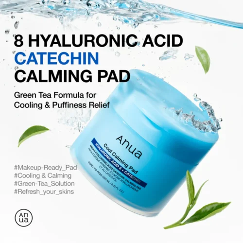 ANUA 8 Hyaluronic Acid Catechin Calming Pad