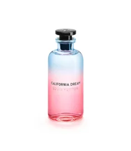 Parfum California Dream de Louis Vuitton au dégradé bleu et rose